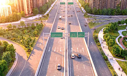 اجرای تقاطع غیرهمسطح میدان پلیس اردبیل آغاز شد