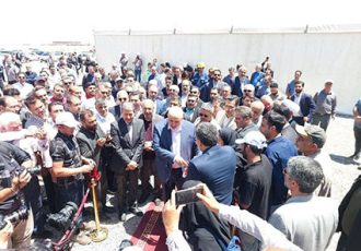 بهره‌برداری از نیروگاه 117 مگاواتی متانول کاوه با حضور وزیر نیرو در اردستان
